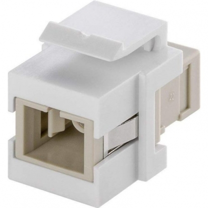 Goobay Keystone Conector de Fibra ptica SC-Simplex Blanco