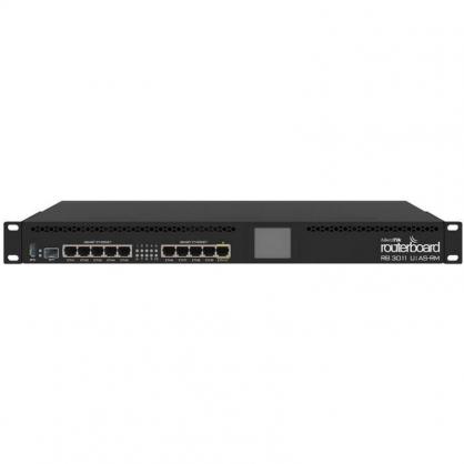 Mikrotik RB3011UiAS-RM Ethernet Router 9 Gigabit RJ45 Ports + 1 RJ45 PoE Port + 1 SFP