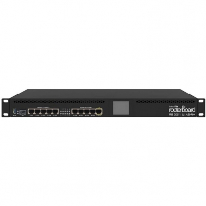 Mikrotik RB3011UiAS-RM Router Ethernet 9 Puertos RJ45 Gigabit + 1 Puerto RJ45 PoE + 1 SFP