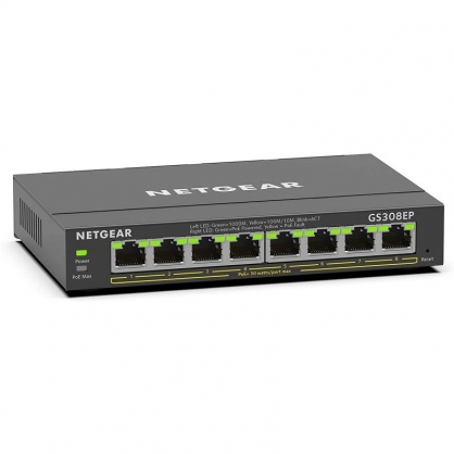 Netgear GS308EP Switch 8 Port Gigabit PoE +