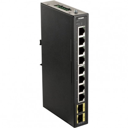 TP-Link DIS-100G-10S Industrial Switch 8 Gigabit Ports + 2 SFP