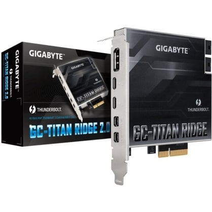 Gigabyte GC-Titan Ridge v2 Tarjeta de Expansión PCIe 3.0 Thunderbolt 3/DisplayPort/Mini DisplayPort