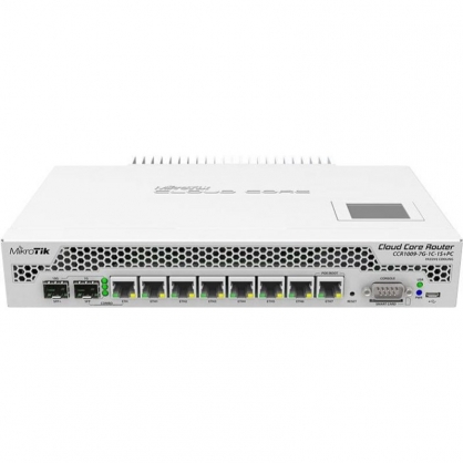 MikroTik CCR1009 Switch 8 Gigabit Ports + 2 SFP
