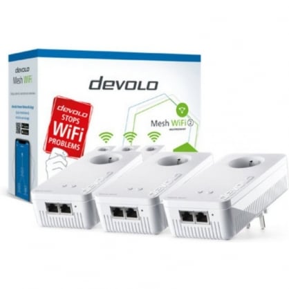 Devolo WiFi Mesh 2 Multiroom Kit Pack of 3 Powerline Adapters