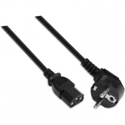 Aisens Cable de Alimentacin CEE7 a C13 Macho/Hembra 1.5m Negro