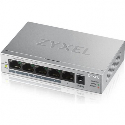 Zyxel GS1005HP Switch 5 Port Gigabit PoE +