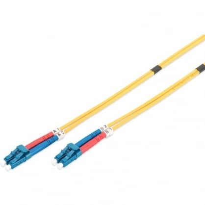 Digitus LC Duplex Fiber Optic Connection Cable 3m Yellow