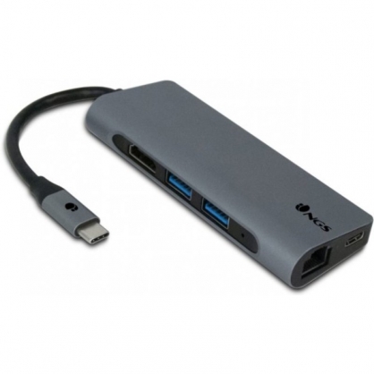 NGS WONDERDOCK7 Adaptador USB-C 4K 7 en 1