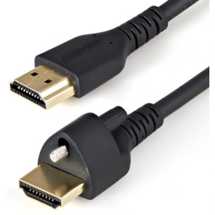 StarTech HDMI 2.0 Cable with Fixing Screw 1m