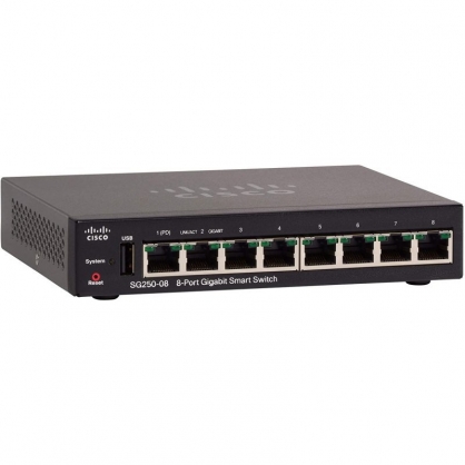 Cisco SG250-08 8-Port Gigabit Switch
