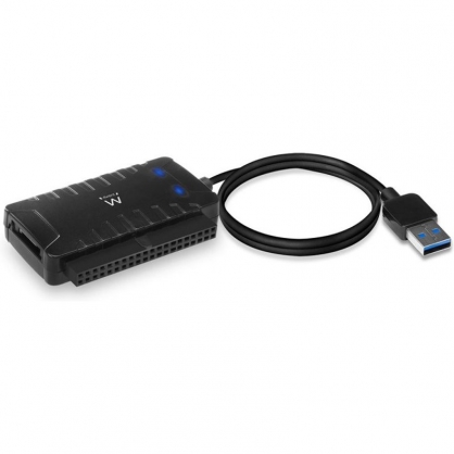 Ewent Adaptador USB 3.2 IDE/SATA 2.5/3.5" Negro