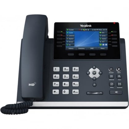 Yealink SIP-T46U Teléfono VoIP PoE 16 Cuentas