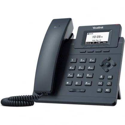 Yealink SIP-T30P Teléfono VoIP Básico PoE 1 Línea