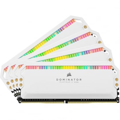 Corsair Dominator Platinum RGB DDR4 3200MHz PC4-25600 32GB 4x8GB CL16 Blanca
