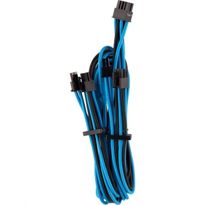 Corsair Premium Cable PCIe Tipo 4 Gen 4 Azul/Negro