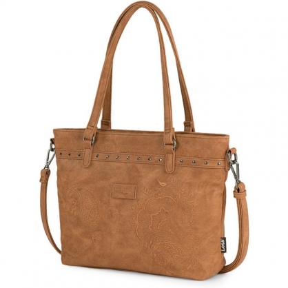 Lois Redwood Tablet Bag Camel