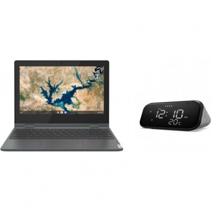 Lenovo Chromebook IdeaPad Flex 3 CB 11IGL05 Intel Celeron N4020/8GB/128GB eMMC/11.6" Tctil + Lenovo Smart Clock Essenti