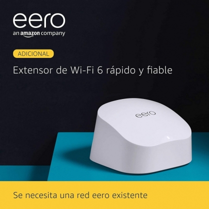 Introducing the Amazon eero 6 dual-band mesh wifi extender 6, expanding the existing eero network