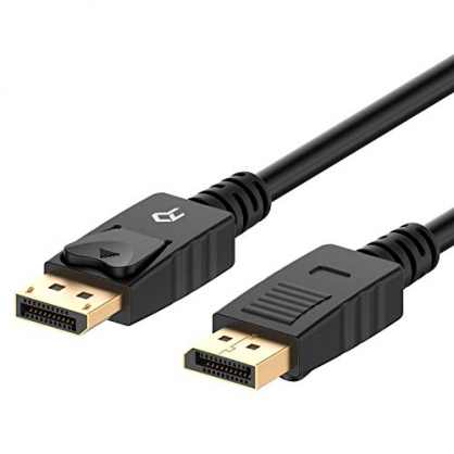 Rankie Cable DisplayPort a DisplayPort, 4K Resolución, 1,8 m, Negro
