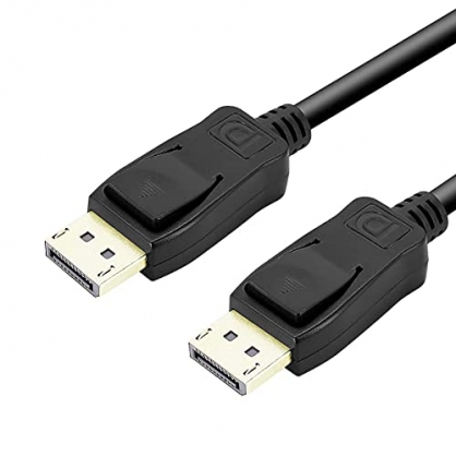 Cable DisplayPort a DisplayPort de 1,8m, BENFEI DP a DP macho a macho chapado en oro, compatible con 4K @ 60Hz, 2K @ 144Hz Compatible con Lenovo, Dell, HP, ASUS y ms