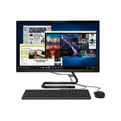 Lenovo IdeaCentre AIO 3 - Ordenador de Sobremesa Todo en uno (Pantalla de 27' QHD,Procesador Intel Core i3-10100T,512GB SSD,RAM 8 GB,Sin Sistema Operativo) Ratn y Teclado QWERTY Espaol USB, Negro