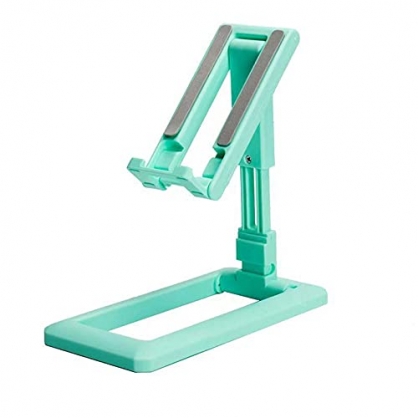 Soporte para telfono mvil, soporte para tablet, soporte para telfono ajustable antideslizante, accesorios, escritorio, otros smartphones (Green)