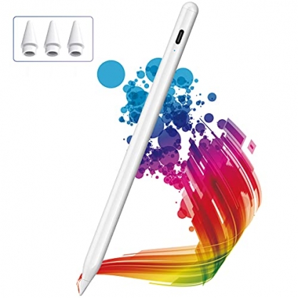 Lpiz para iPad, KINGONE Stylus Pen con Rechazo de Palma, iPad Pencil (Sin Demora/Deteccin de Inclinacin) para (2018-2020) iPad, iPad Mini 5th Gen, iPad Air 3rd/4th Gen, iPad Pro 11 ''/12,9 ''