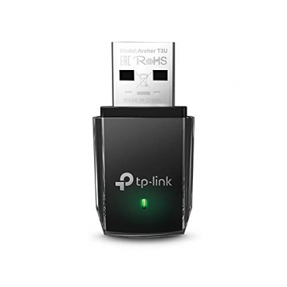 TP-Link Adaptador wifi USB Receptor WiFi con Doble Banda Tarjeta de Red con doble banda 1300Mbps, MU-MIMO, USB 3.0, Tamao Mini (Archer T3U)