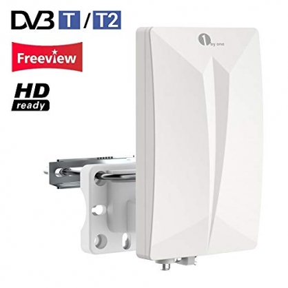 Antena De TV Interior, HDTV Antenas De TV Digital Con Amplificador  Amplificador De Señal Alcance De 120 Millas Compatible Con Televisores 4K  1080P De 12,9 €