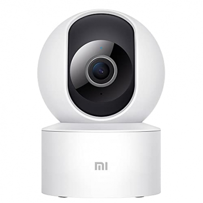 Xiaomi Cámara Mi 360° (1080p), cámara de vigilancia, Vista a 360°, resolución 1080p, detección Humana AI, Control de Voz, Soporte tecnología WDR, Blanco, versión Italiana