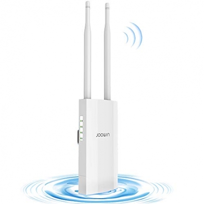 JOOWIN Punto de Acceso WiFi para Exteriores 1200Mbps Dual Banda 2.4Ghz/5Ghz WiFi Ap Inalámbrico para Exteriores de PoE y Dual 5dBi Antenas de Alta Ganancia