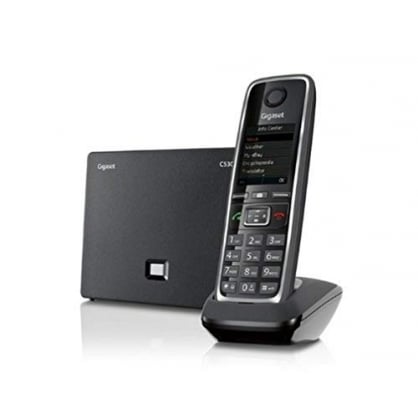 Gigaset C530 IP - Teléfono Inalámbrico con Tecnología IP, Compatible SIP, Manos Libres, Pantalla en color