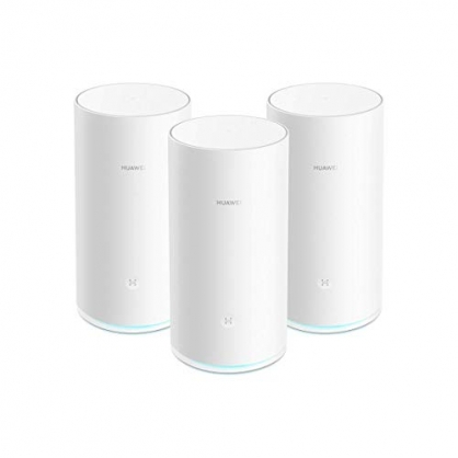 HUAWEI WiFi Mesh (3 Pack) - Router Mesh, Repetidor de wifi, Triple banda AC2200, CPU de cuatro núcleos 1.4GHz, Cobertura sólida y fiable en todo tu hogar (hasta 600 m²), Color Blanco