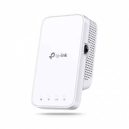 TP-Link RE330 - Repetidor WiFi, AC1200 mesh, Doble banda 5 GHz a 867 Mbps, 2.4 GHz a 300 Mbps, Puerto Ethernet, Soporta hasta 32 dispositivos