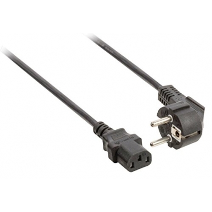 Gembird PC-186-VDE-3M - Cable de alimentación VDE, 3m, Color Negro